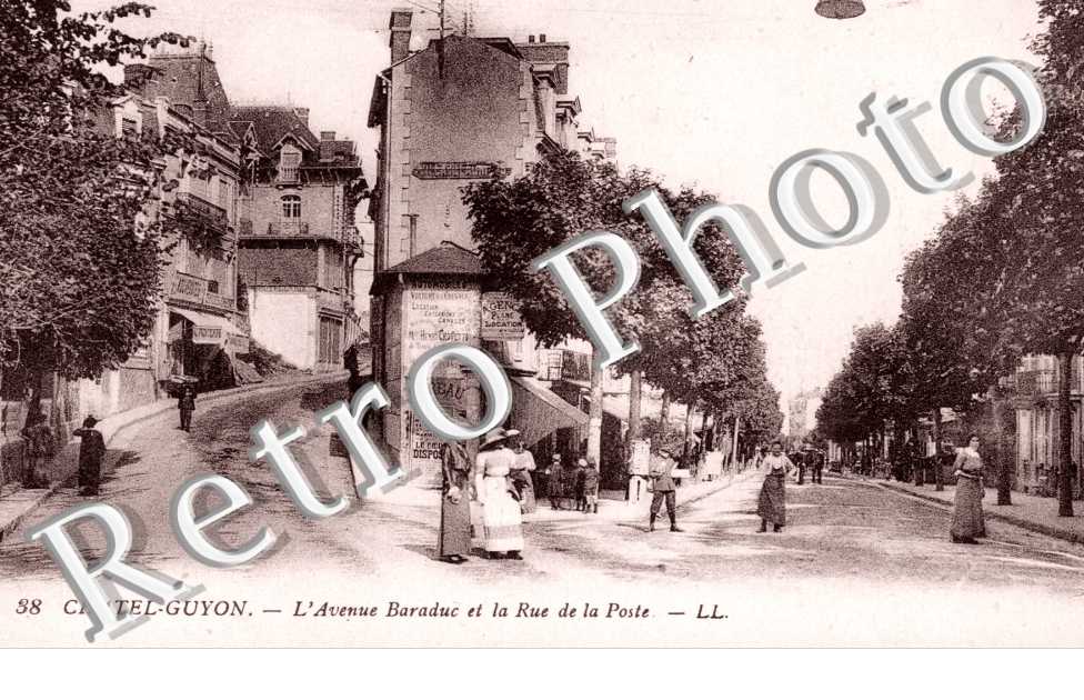 Rue de la Poste et Avenue de Baraduc