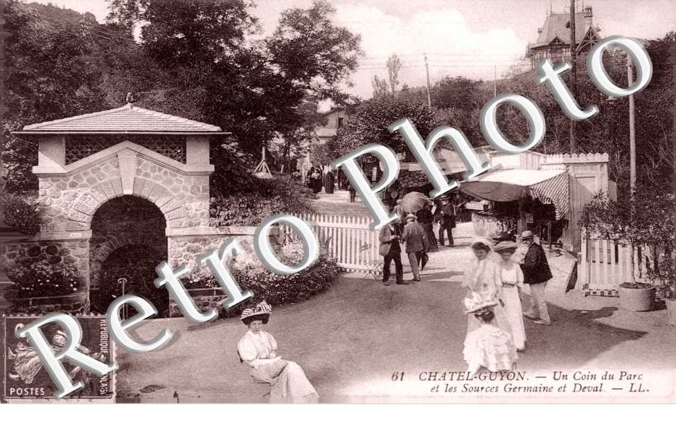 Un coin du parc et les sources Germaine et Deval