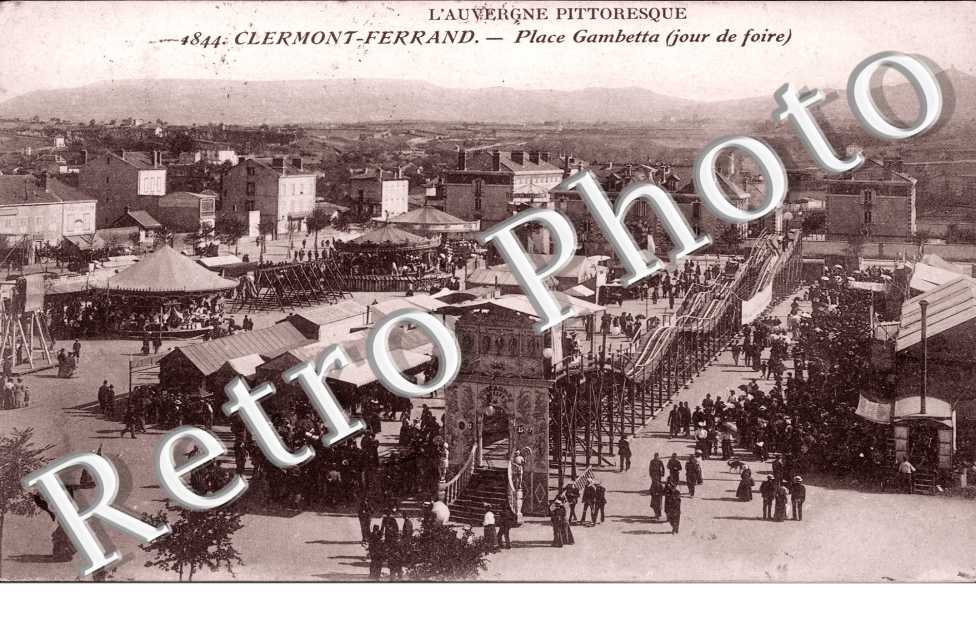 Place Gambetta un Jour de Foire