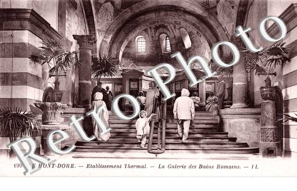 l&#039;etablissement Thermal - la galerie des bains romains