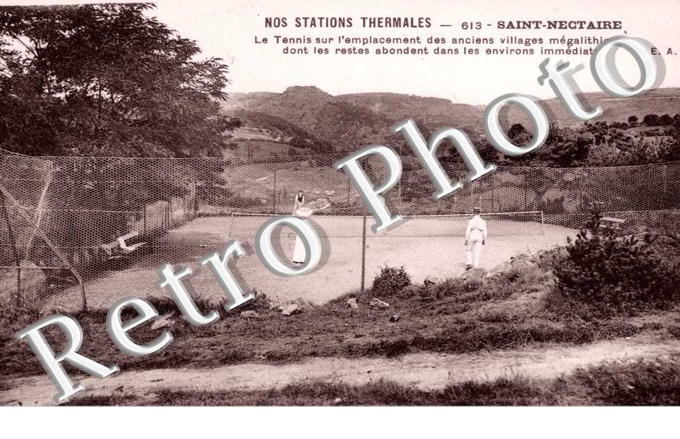 le Tennis sur l'emplacement des anciens villages megalithiques