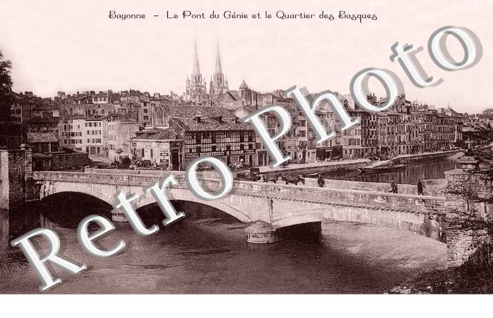 PONT
 du genie et le quartier des Basques