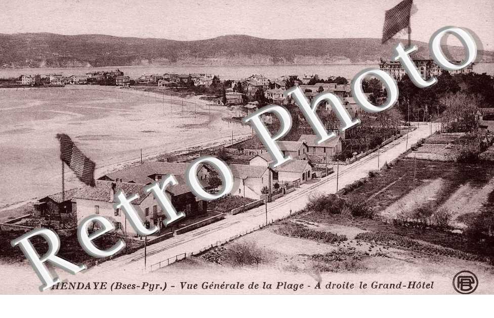 Vue generale de la plage