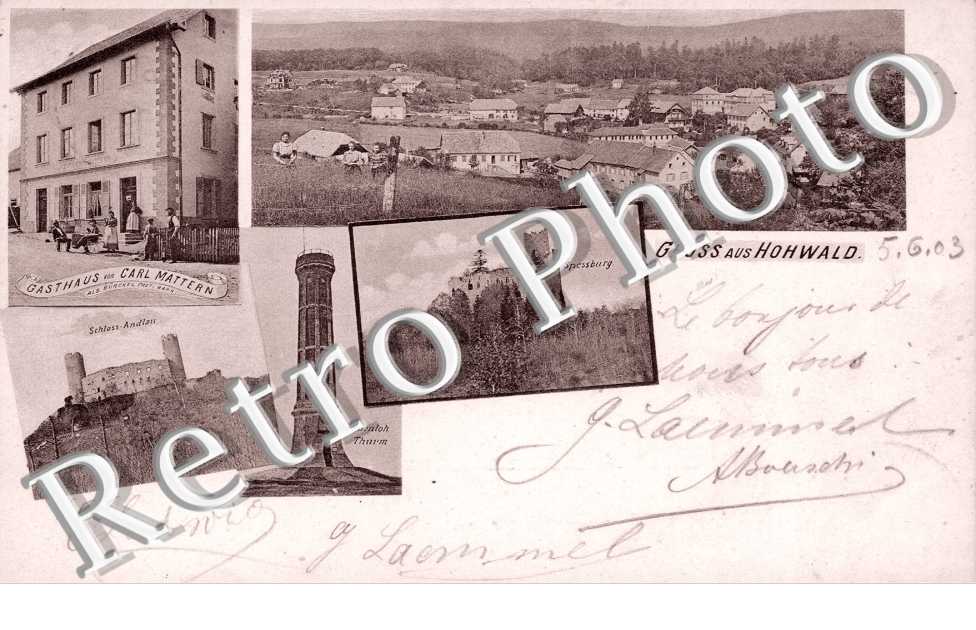 Gruss Aus - Gasthaus Carl Mattern - Vue Générale - Tour - Château