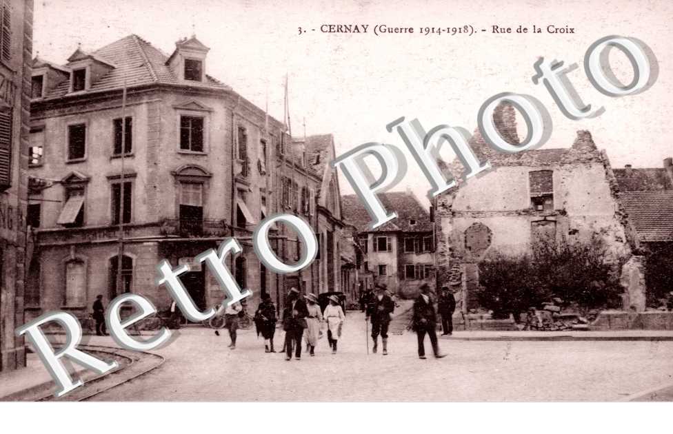 rue de la croix guerre 1914-1918