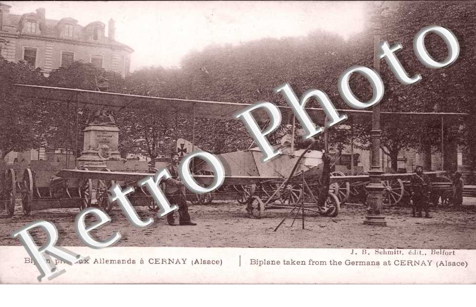 biplan pris aux allemands a cernay