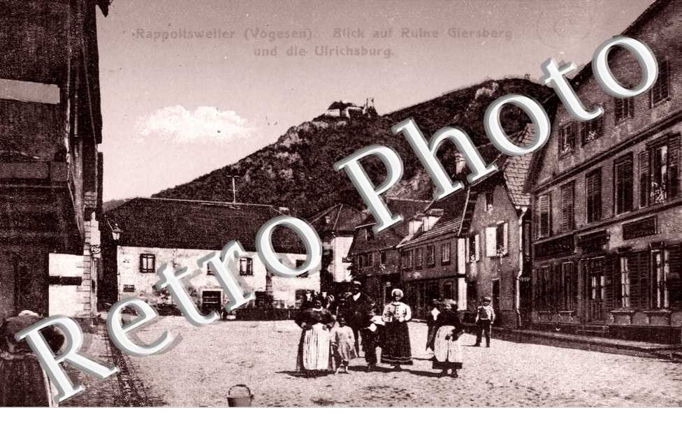 Blick auf Ruine Giersberg und die Ulrichsburg