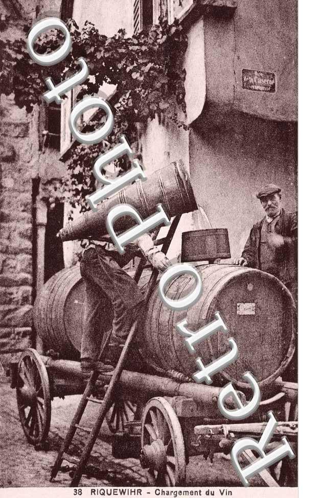 chargement du vin