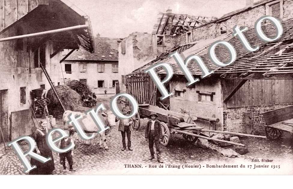 Rue de l&#039;Etang, Bombardement du 17 janvier 1915