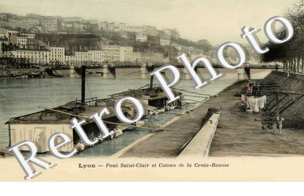 Pont Saint-Clair et coteau de la Croix-Rousse