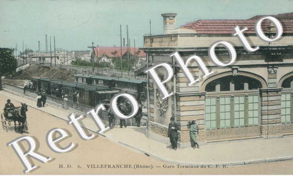 Gare terminus du C.F.B. (couleur)