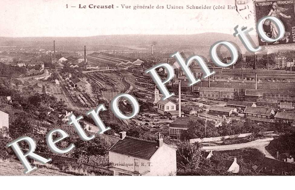 Vue Gneerale des Usines Schneider