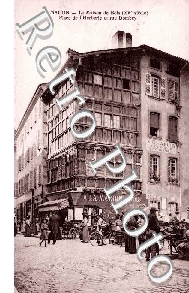 La maison de bois - Place de l&#039;Herberie et rue Dombey