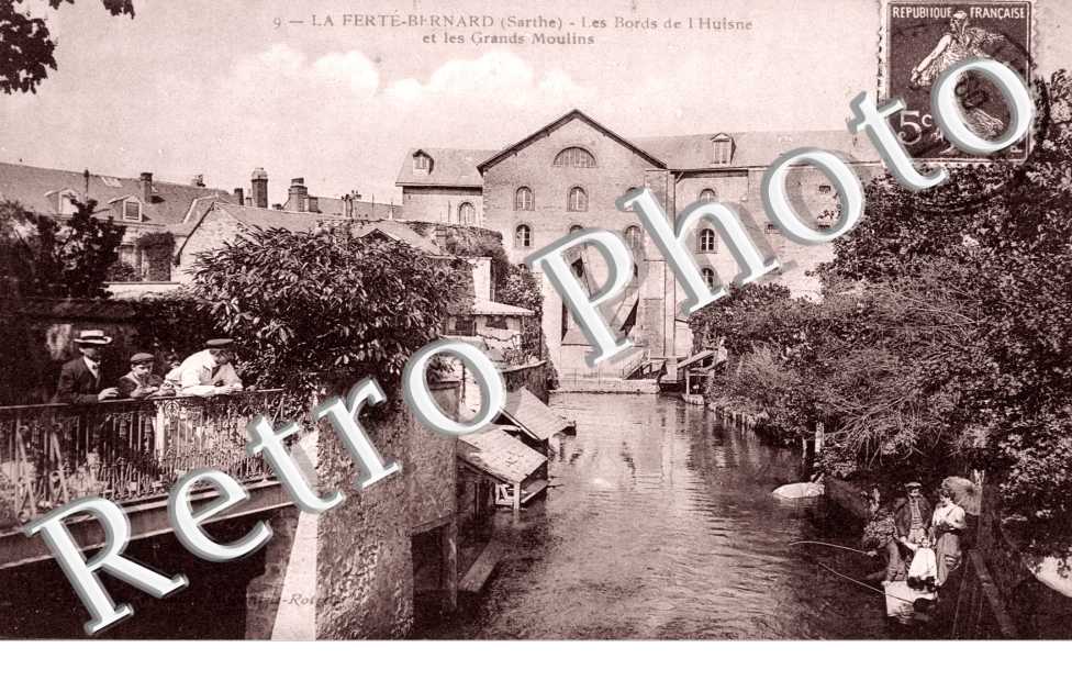 les Bords de l'Huisne et les Grands Moulins