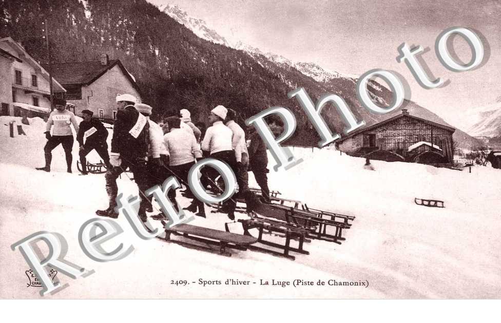 Sports d&#039;hiver - la luge