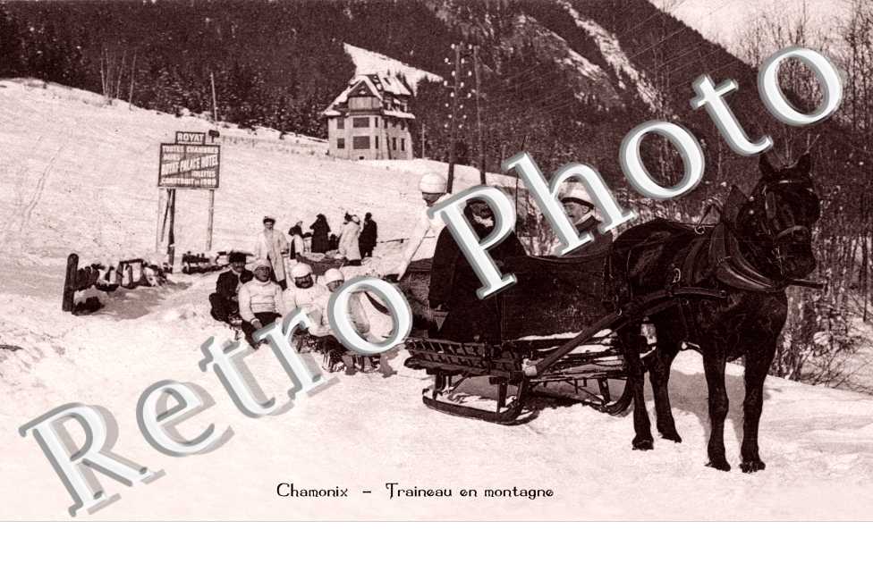 Traineau en Montagne