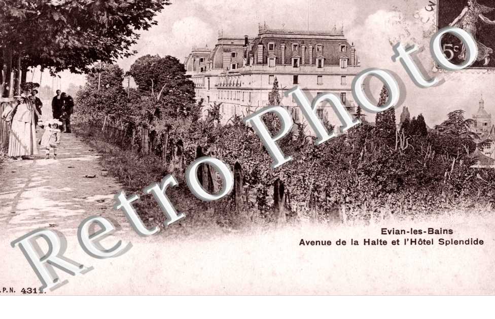 Avenue de la Halte et Hotel Splendide