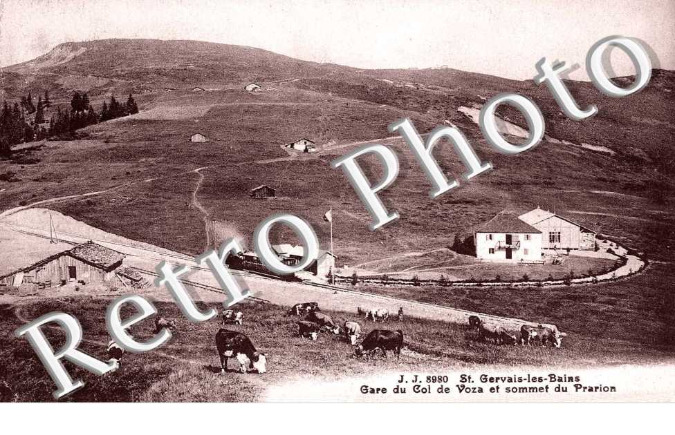 Gare du col de Voza et sommet du Prarion