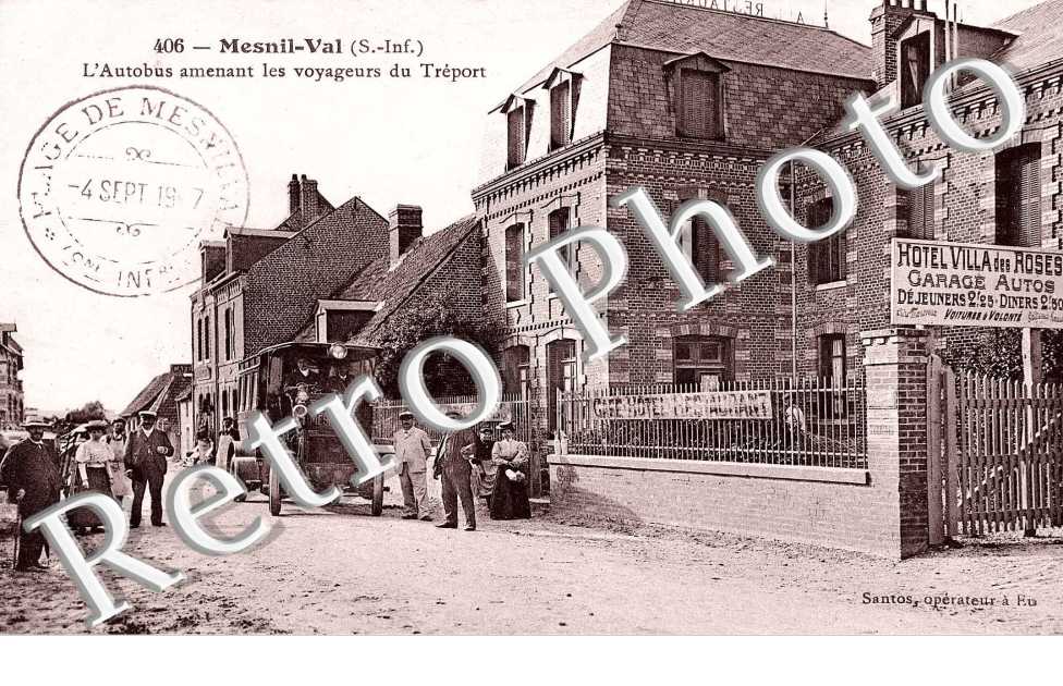 L&#039;autobus amenant les voyageurs du Treport - autobus