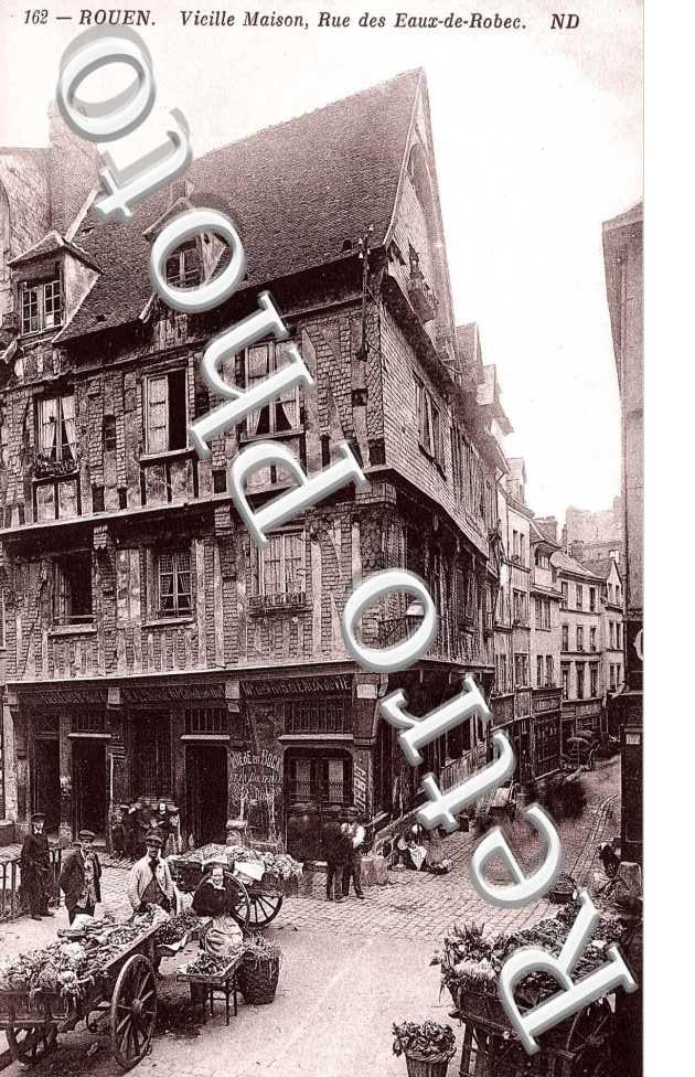 vieille maison, rue des eaux de robec