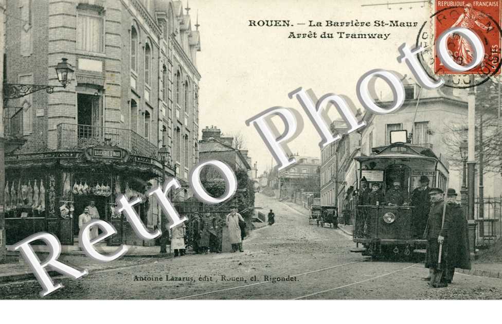 La barriere Saint Maur - Arret du tramway