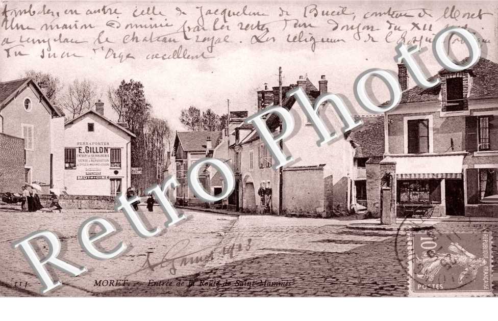 l&#039;Entree de la Route de Saint-Mammes
