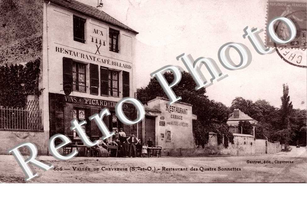 Restaurant des Quatre Sonnettes en 1914
