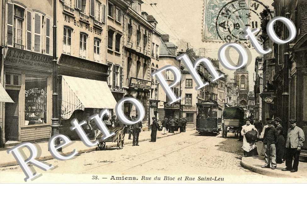Rue du bloc et rue Saint-Leu (couleur)
