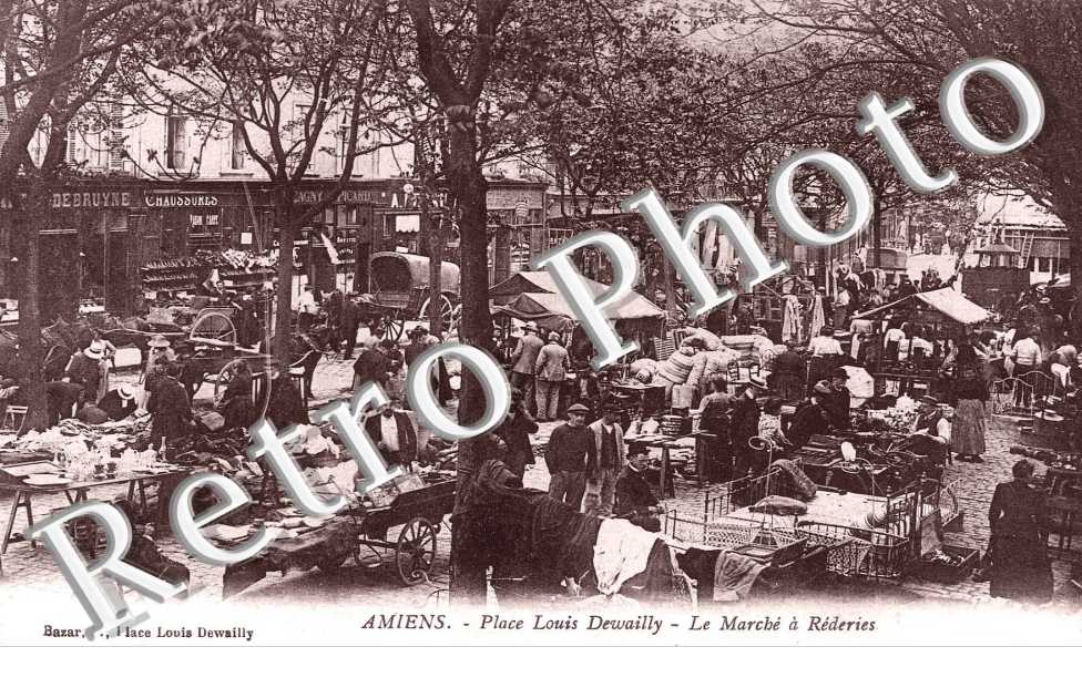 Place louis Dewailly - Le marche  a rederies