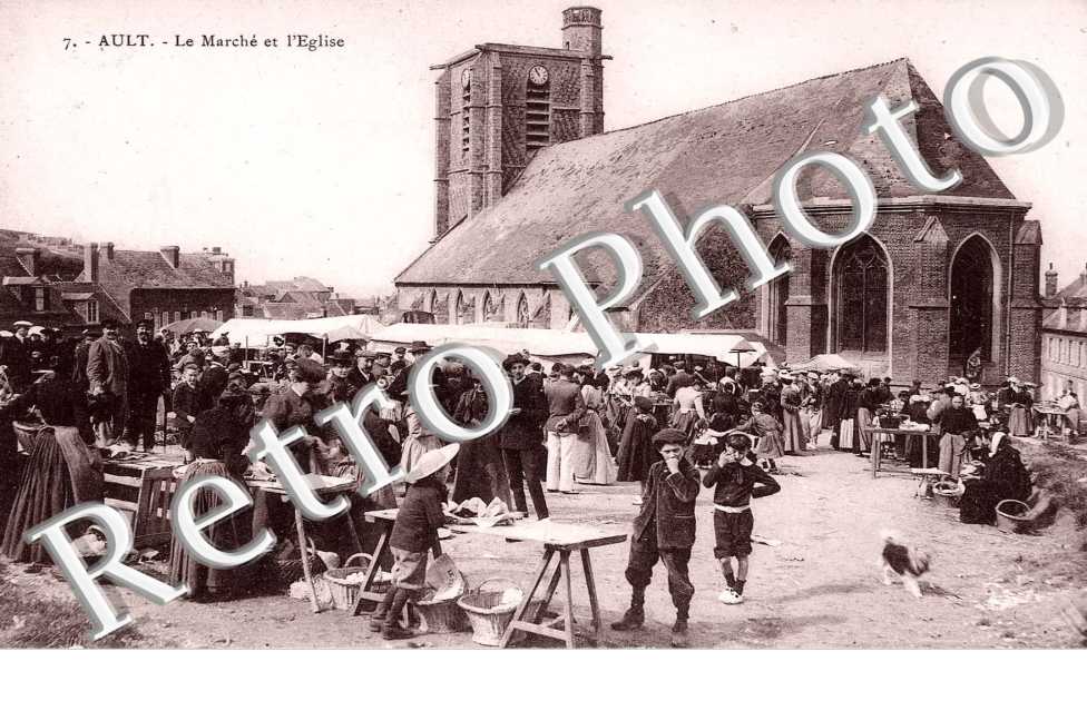 Le marche et l&#039;eglise