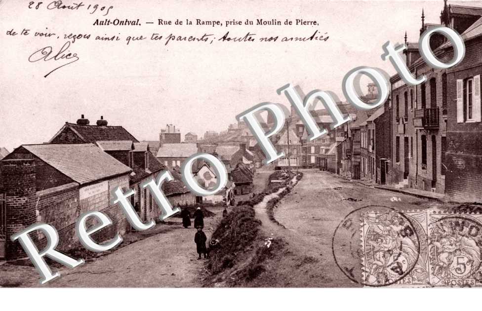 Rue de la Rampe prise du Moulin de Pierre