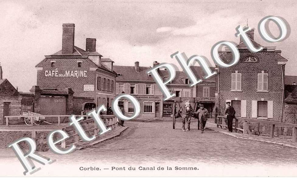 Pont du canal de la Somme - Cafe de la Marine