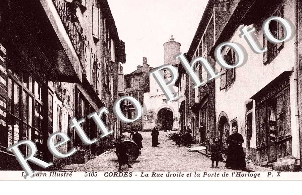 Rue Droite et Porte de l'Horloge
