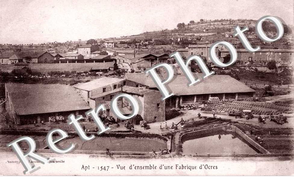 Vue d&#039;ensemble d&#039;une Fabrique d&#039;Ocres