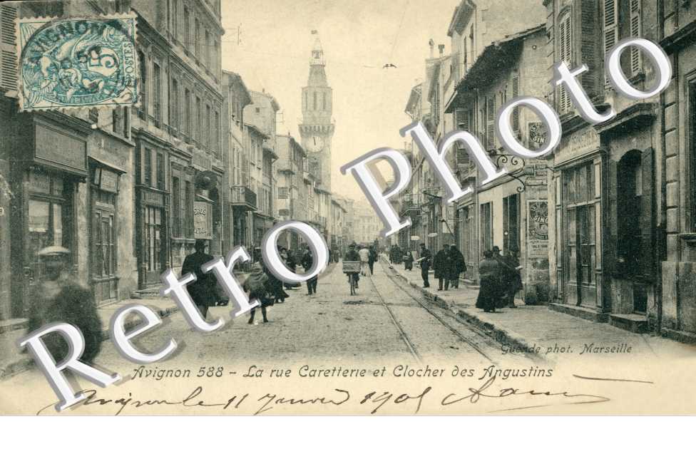 La Rue Caretterie et Clocher des Angustins - Carreterie