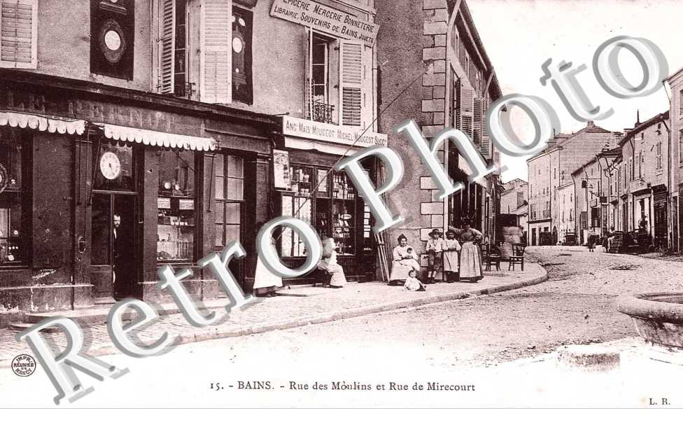 rue des Moulins et rue de Mirecourt