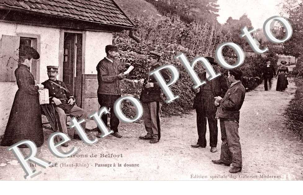 Frontiere Franco-suisse - Passage a la douane