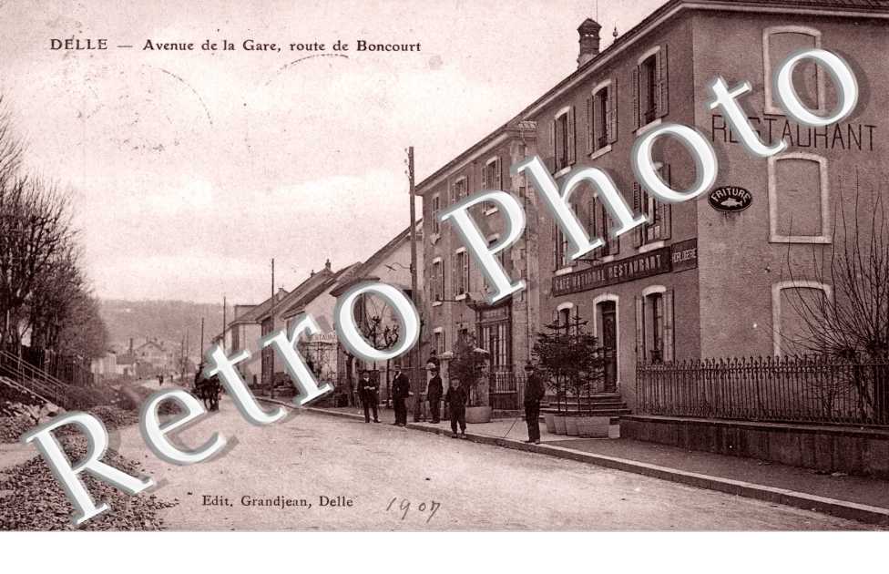 Avenue de la gare Route de Boncourt
