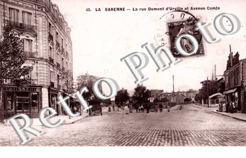 la rue Dumont d'Urville et avenue Comte