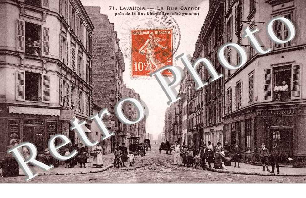 La rue Carnot près de la Rue Chevallier