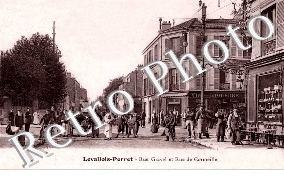 Rue Gravel et rue de Cormeille