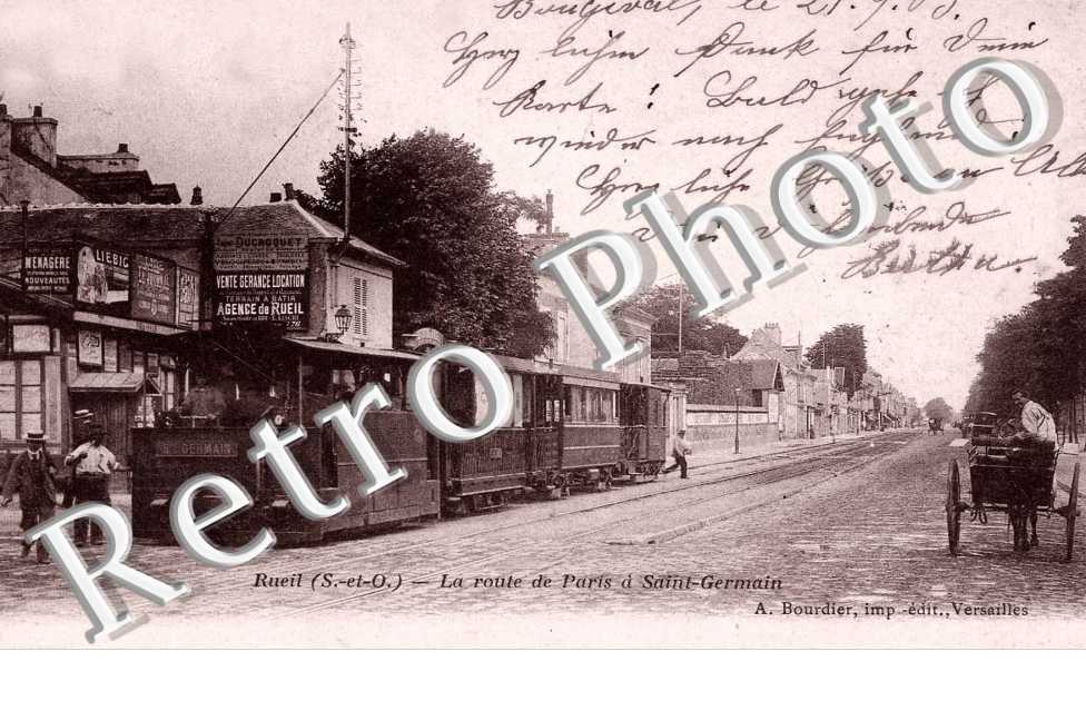 La route de Paris a Saint Germain - tramway