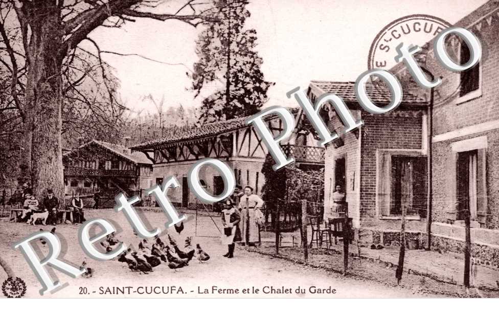 Saint-Cucufa - La ferme et le chalet du garde