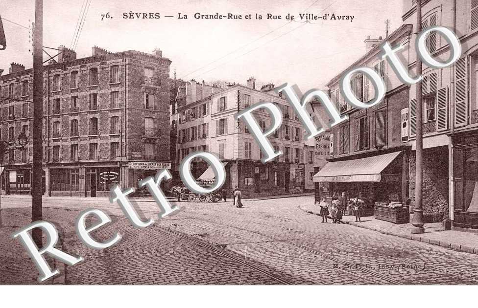 La Grande rue et la rue de Ville d'Avray