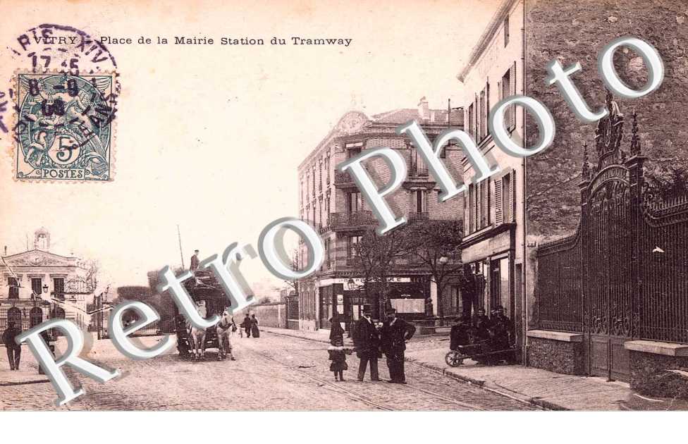 Place de la mairie station du tramway