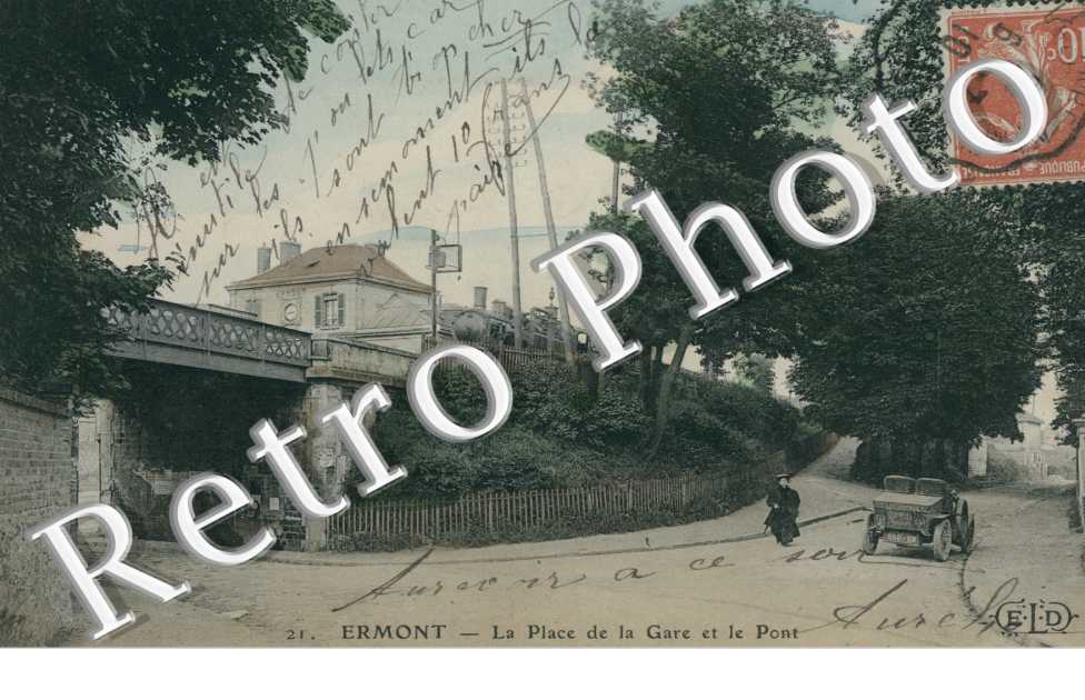La Place de la Gare et le Pont