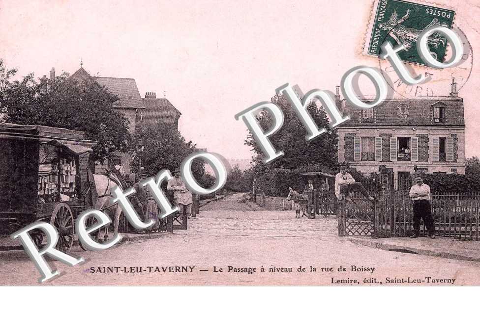 Saint-Leu-Taverny - Le passage a niveau de la rue de Boissy