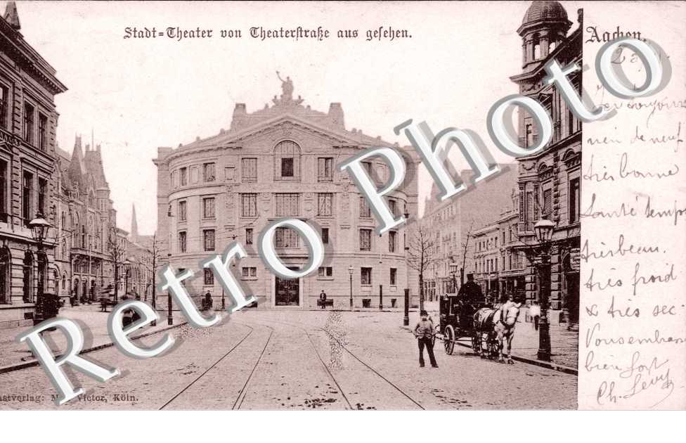 Stadt, theater von theatersstrase aus gessehen
