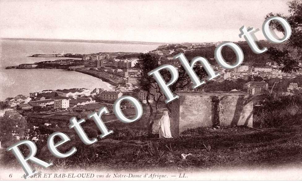 Alger et Bab-el-oued vus de Notre-Dame d&#039;Afrique