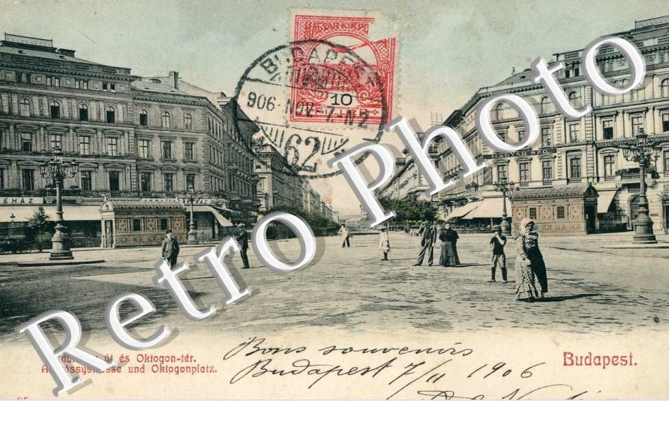 Andrassystrasse und Oktogonplatz